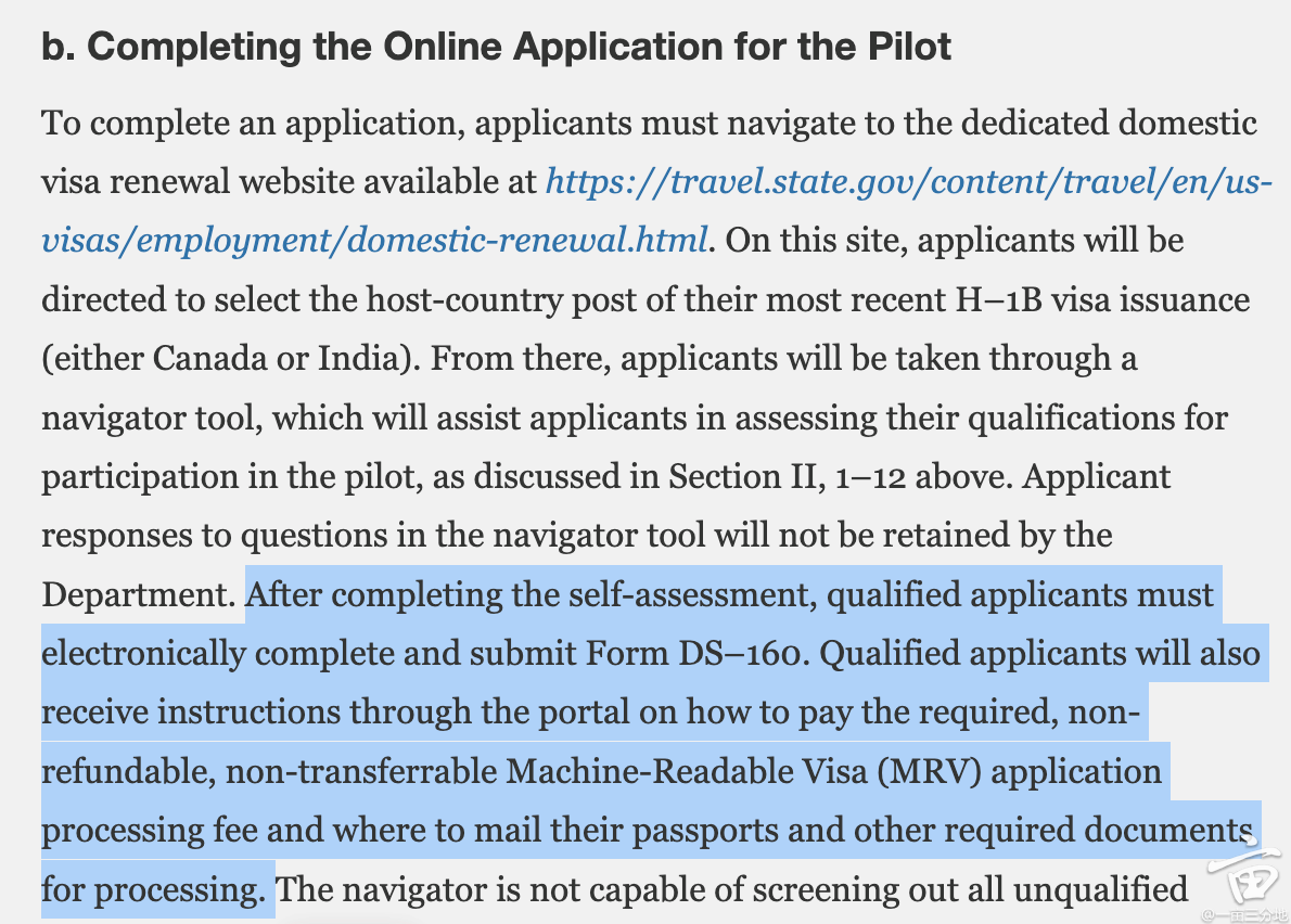 关于Domestic Renewal of H1B 的申请问题！！ Instant留学论坛 一亩三分地留学网 Instant留学